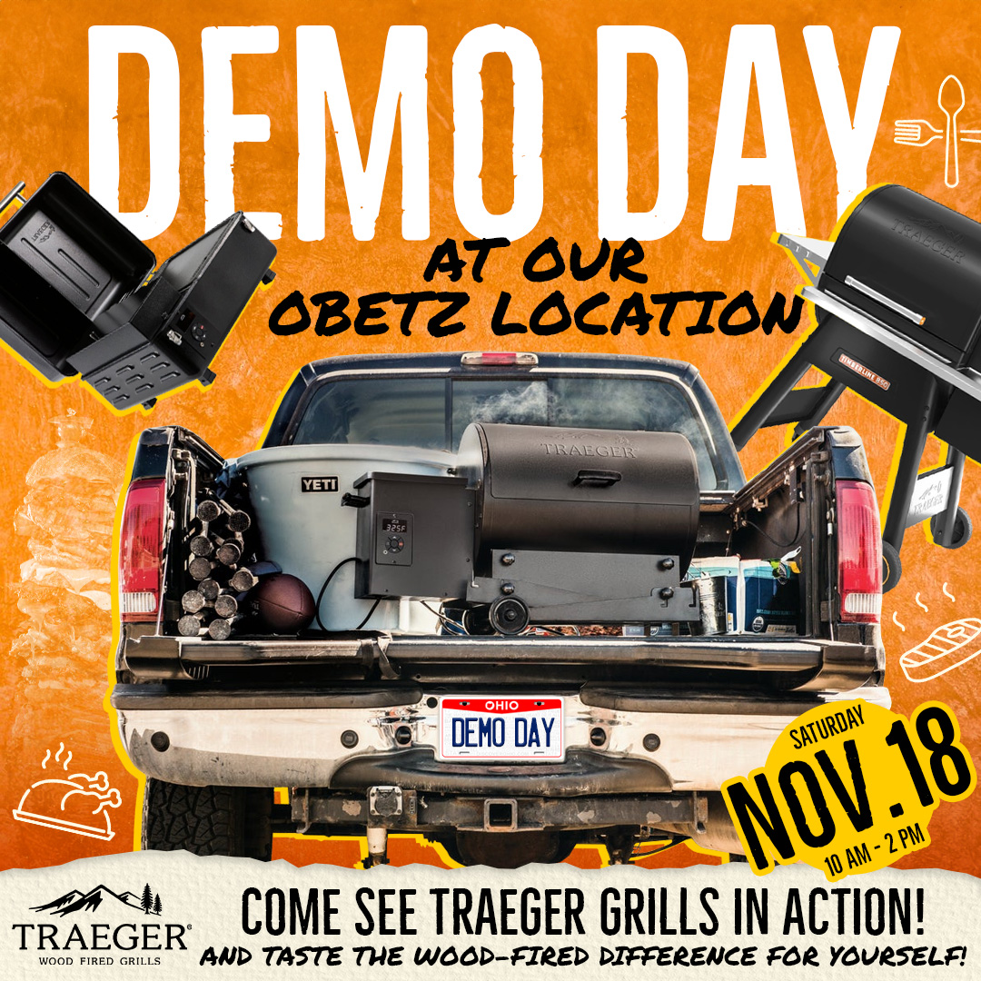 Traeger Demo Day November 18 Vance Outdoors Obetz Vance Outdoors